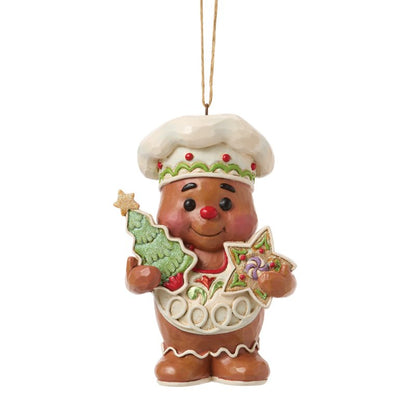 Gingerbread Character Hanging Ornament (Jim Shore - Christmas Ornaments)