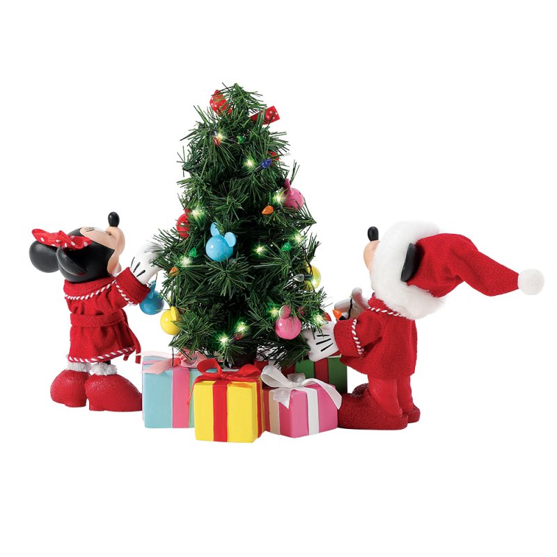 Mickey and Minnie Mouse Decorations (Mickey & Minnie Christmas Tree) (Disney Possible Dreams Collection)