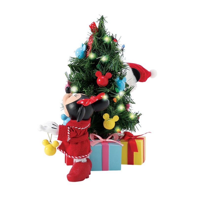 Mickey and Minnie Mouse Decorations (Mickey & Minnie Christmas Tree) (Disney Possible Dreams Collection)