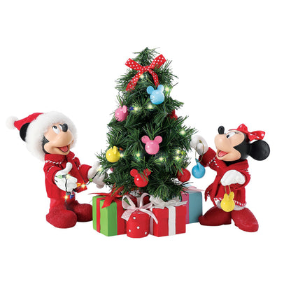 Mickey and Minnie Mouse Decorations (Mickey & Minnie Christmas Tree) (Disney Possible Dreams Collection)