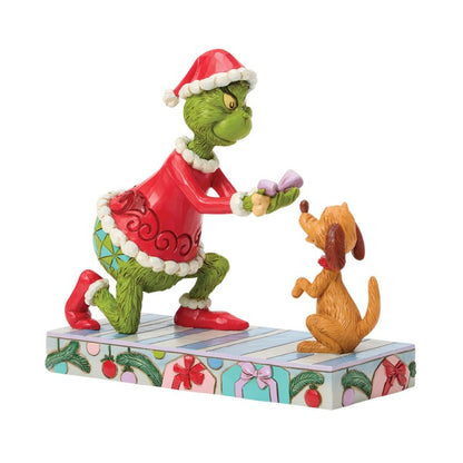 The Grinch Giving Max a Bone (Jim Shore)