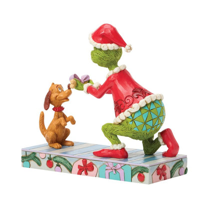 The Grinch Giving Max a Bone (Jim Shore)