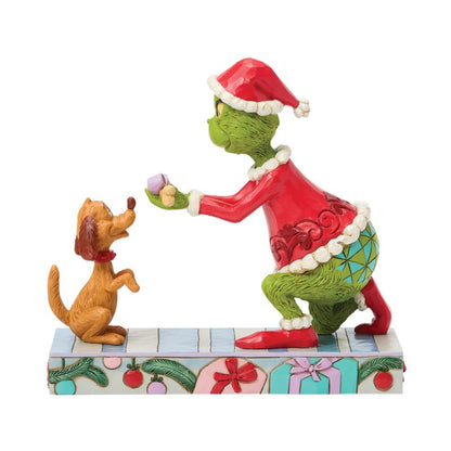 The Grinch Giving Max a Bone (Jim Shore)