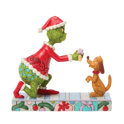 The Grinch Giving Max a Bone (Jim Shore)