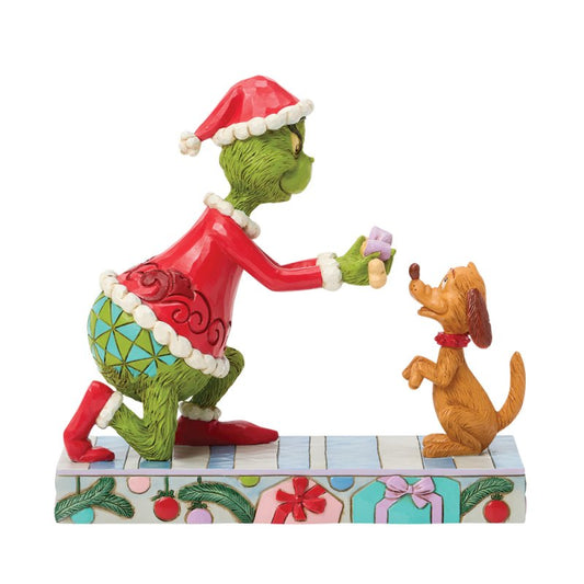 The Grinch Giving Max a Bone (Jim Shore)