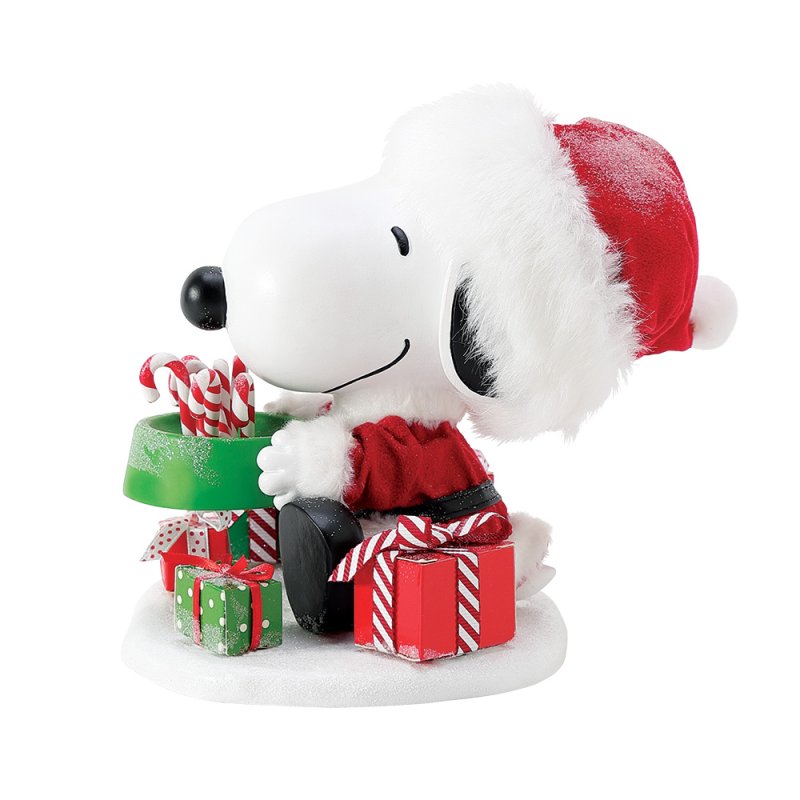 Snoopy's Bowl of Treats Figurine - Possible Dreams Peanuts