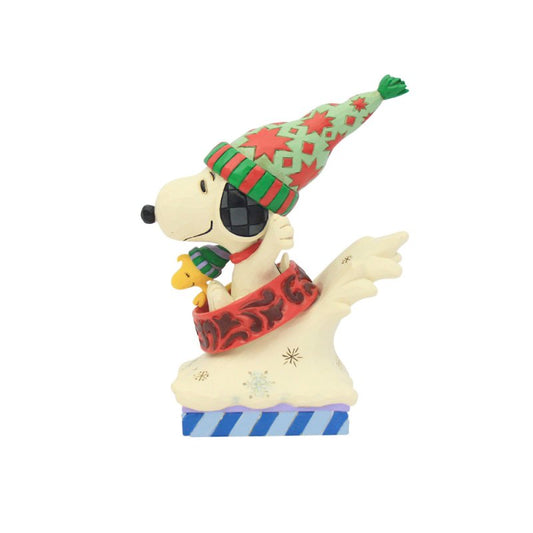Snoopy Woodstock Dog Bowl Sled - Peanuts by Jim Shore