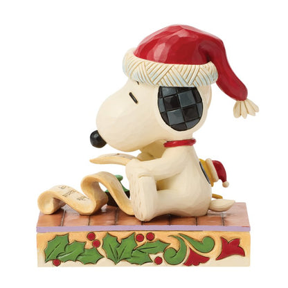 Snoopy and Woodstock with List - Peanuts by Jim Shore