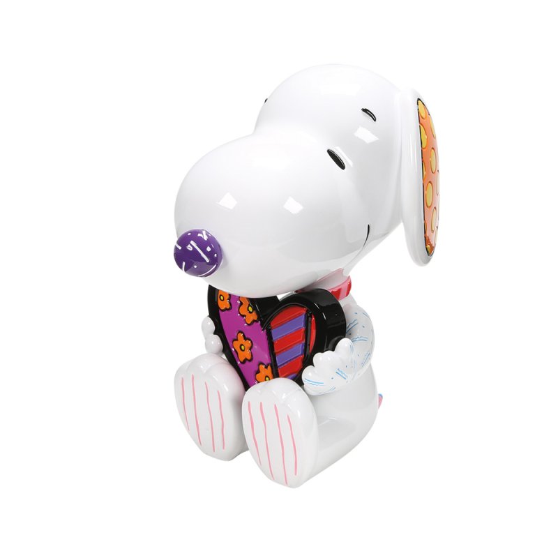 Snoopy Statue with Britto Heart (Snoopy Britto)
