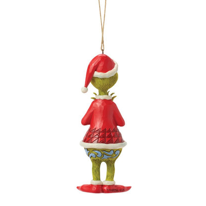 The Grinch with Heart Hands Hanging Ornament (Jim Shore)