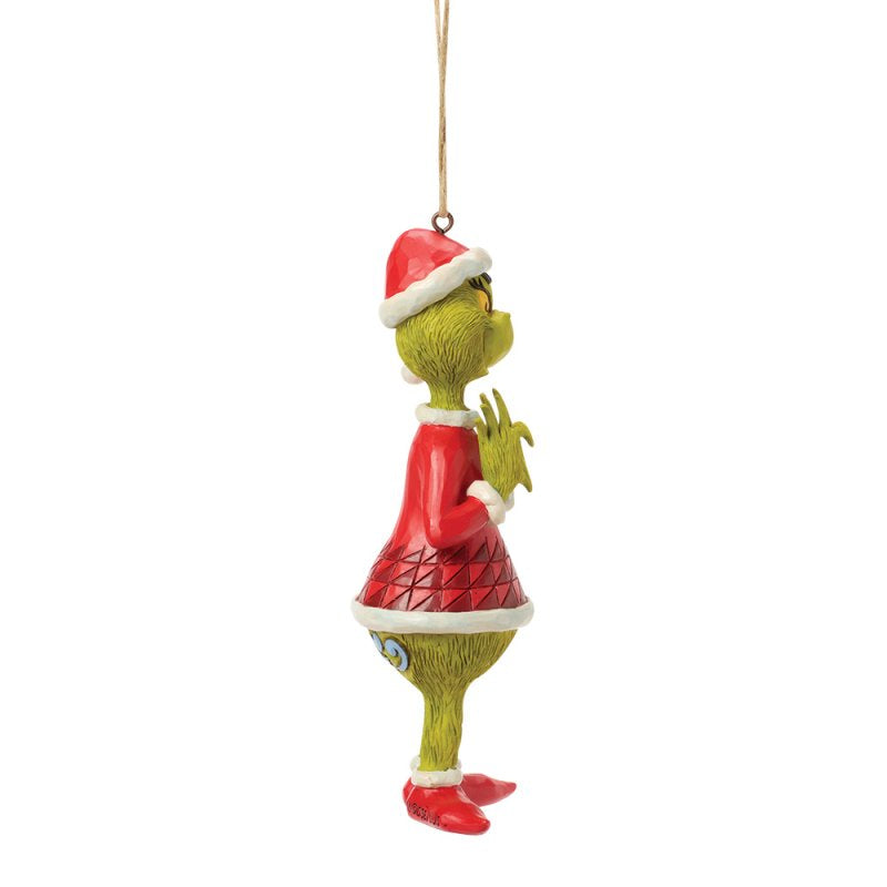 The Grinch with Heart Hands Hanging Ornament (Jim Shore)