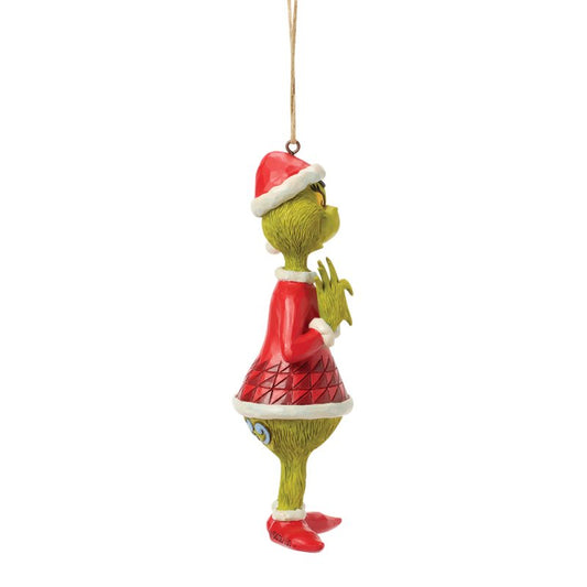 The Grinch with Heart Hands Hanging Ornament (Jim Shore)