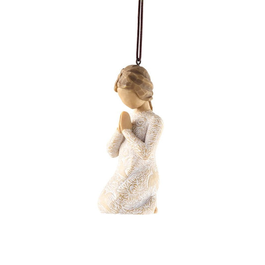 Prayer of Peace Hanging Ornament (Willow Tree)