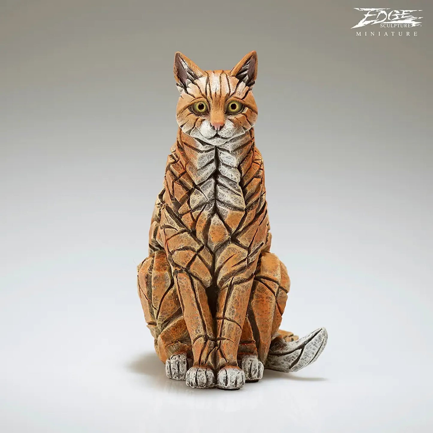 Miniature Sitting Cat (Ginger) (Edge Sculpture by Matt Buckley) - PRE ORDER