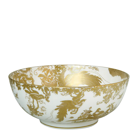 Aves Gold - Salad Bowl (Royal Crown Derby)
