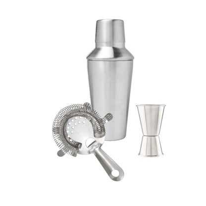 3 Piece Stainless Steel Cocktail Set (Dalton & Turner)