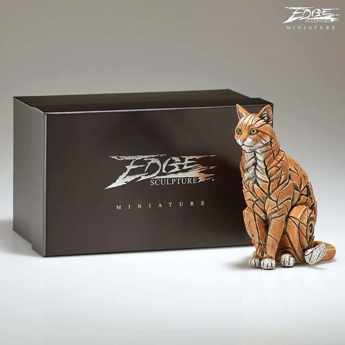 Miniature Sitting Cat (Ginger) (Edge Sculpture by Matt Buckley) - PRE ORDER