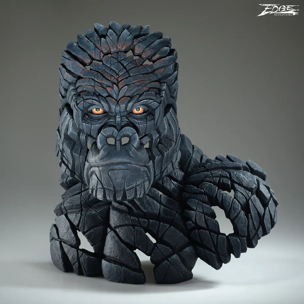 King of the Mountain Gorilla Bust (Edge Sculpture by Matt Buckley)