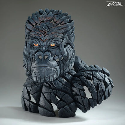 King of the Mountain Gorilla Bust (Edge Sculpture by Matt Buckley)