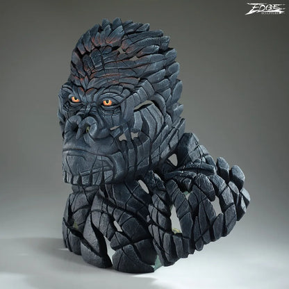 King of the Mountain Gorilla Bust (Edge Sculpture by Matt Buckley)