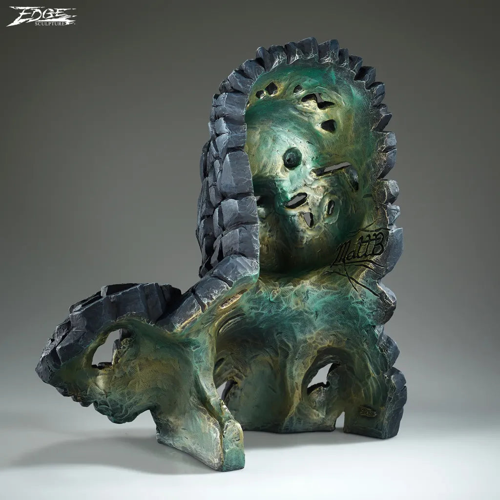 King of the Mountain Gorilla Bust (Edge Sculpture by Matt Buckley)