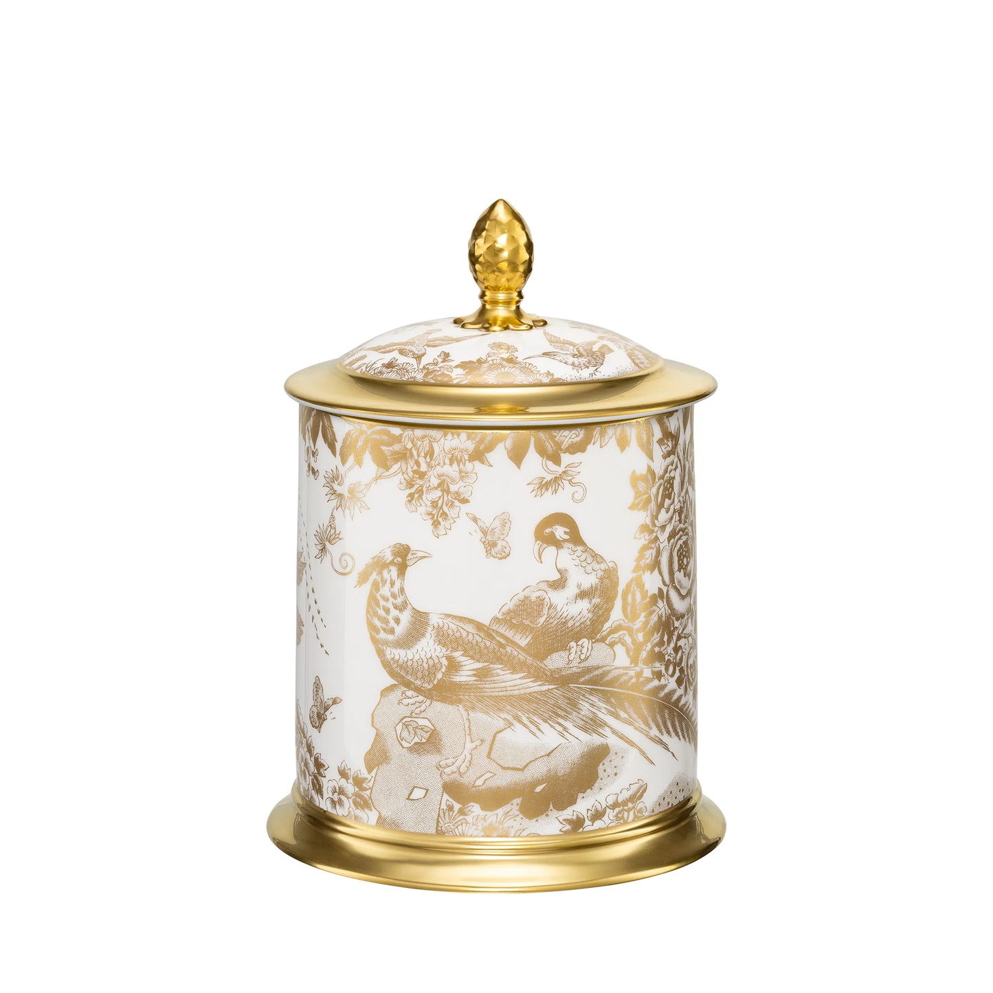 Aves Gold - Storage Jar 35Oz (Royal Crown Derby)