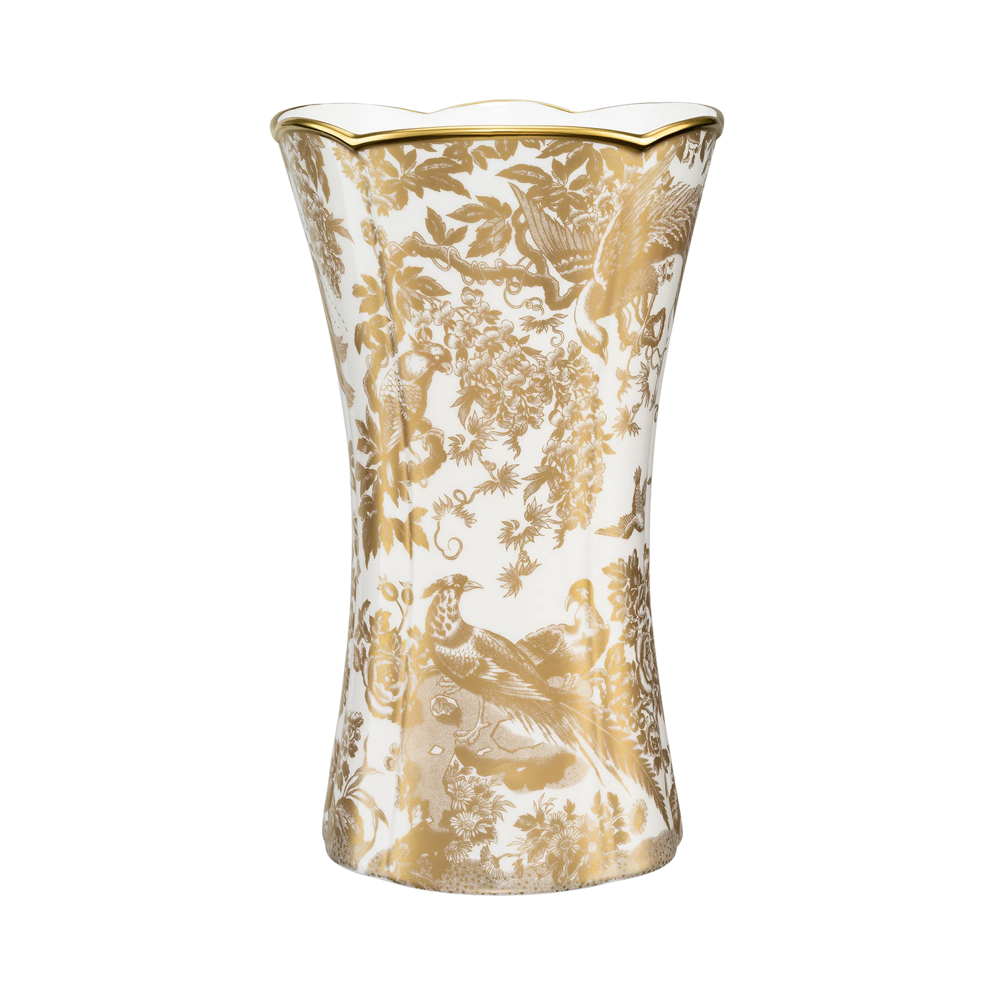 Aves Gold - Column Vase (Royal Crown Derby)