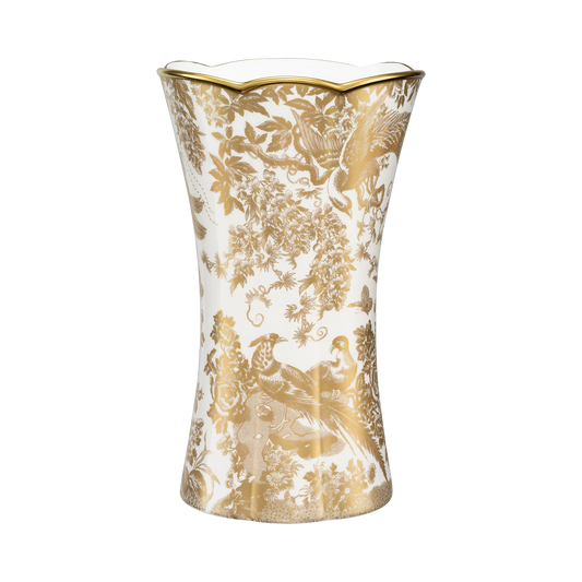 Aves Gold - Column Vase (Royal Crown Derby)