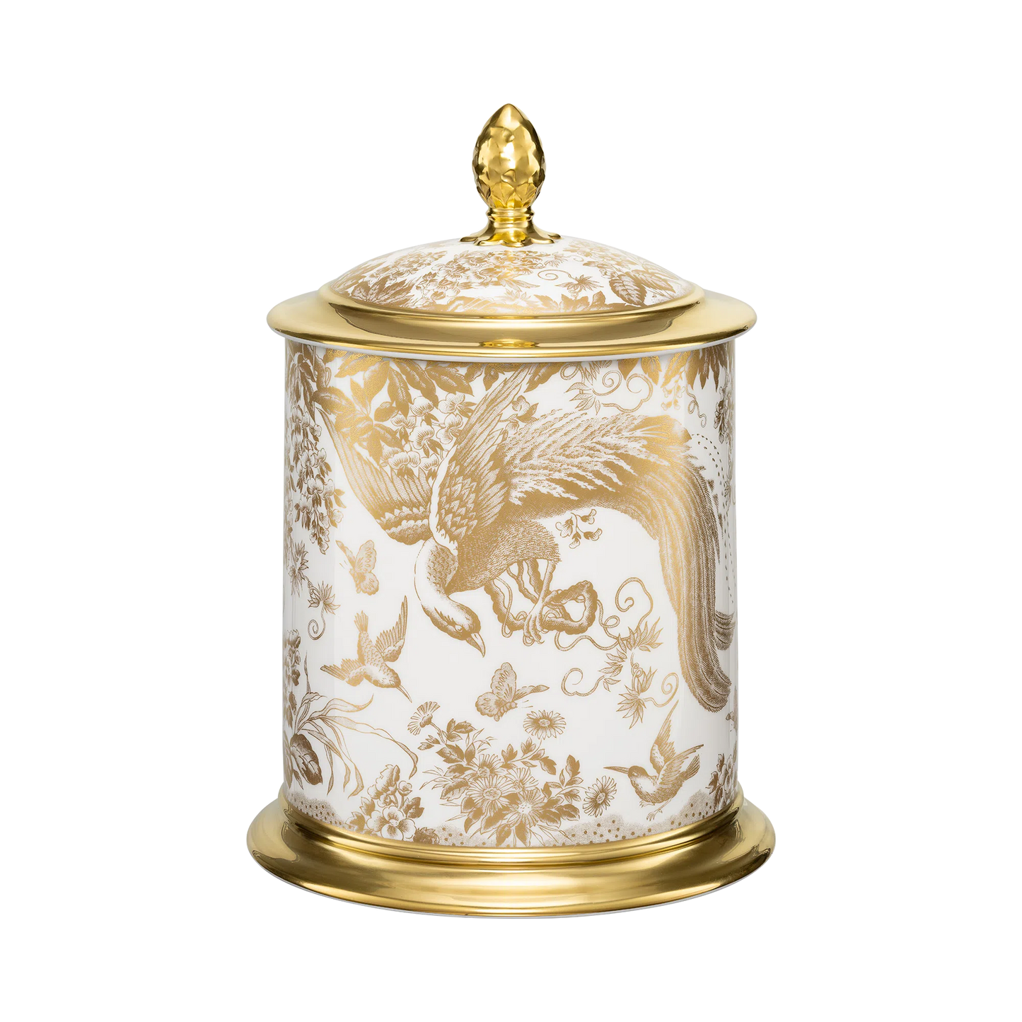 Aves Gold - Storage Jar 75Oz (Royal Crown Derby)