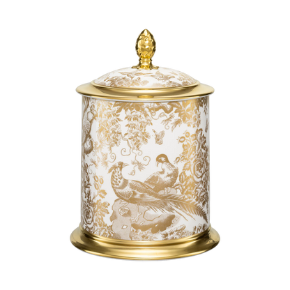 Aves Gold - Storage Jar 75Oz (Royal Crown Derby)