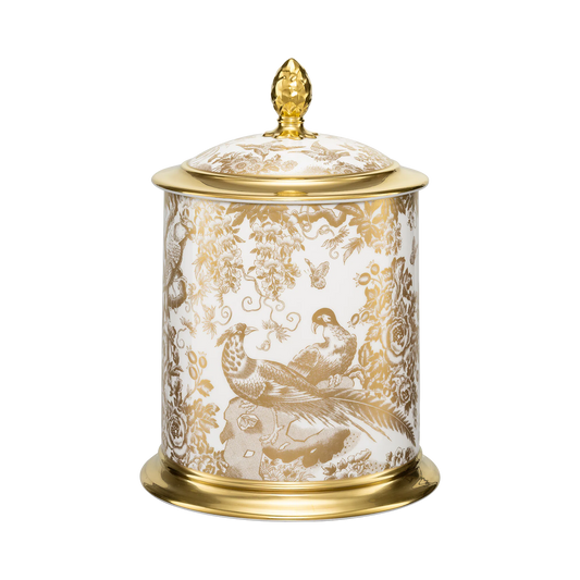 Aves Gold - Storage Jar 75Oz (Royal Crown Derby)