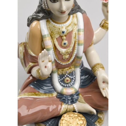 Goddess Sri Lakshmi Figurine (Lladro Special Order)