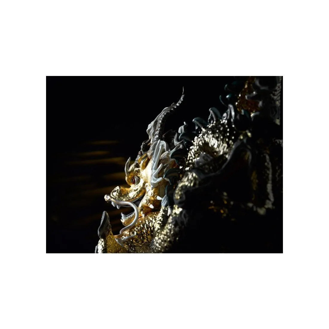Great Dragon Sculpture (Limited Edition) - Golden Lustre (Lladro Special Order)