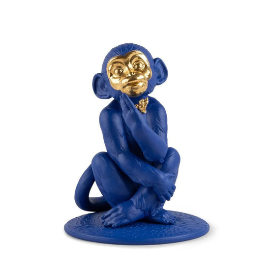 Little Monkey (Blue-Gold) (Lladro Special Order)