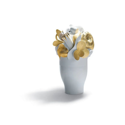 Naturofantastic Vase - Large Model - Golden Lustre (Lladro Special Order)