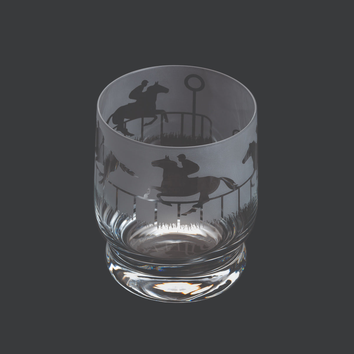 Horse Racing  (Dartington Crystal)