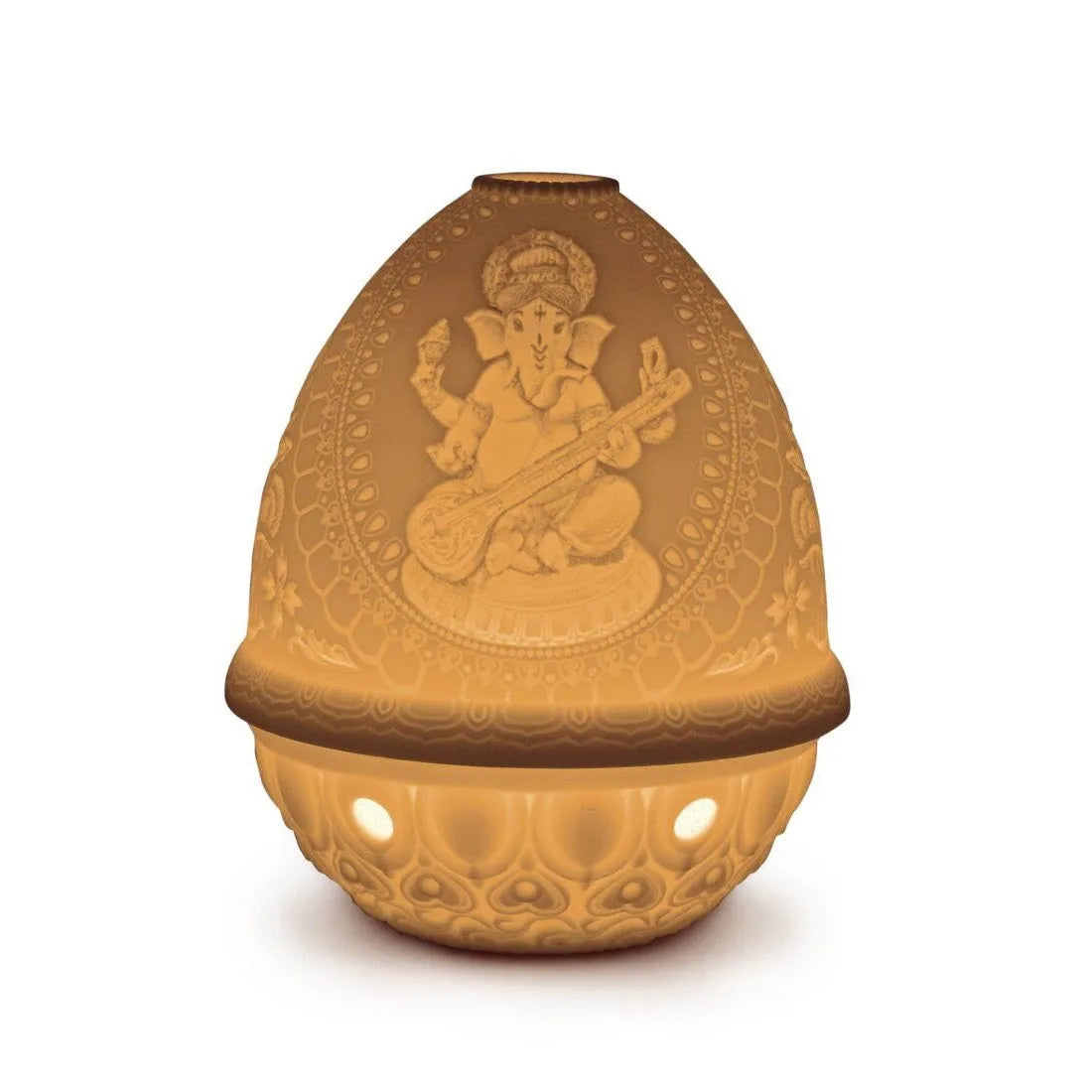 Veena Ganesha Lithophane (Lladro)