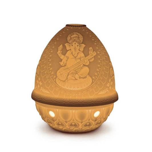 Veena Ganesha Lithophane (Lladro)