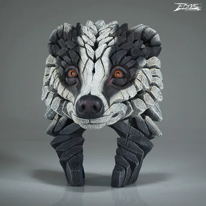 Badger Bust (Edge Sculpture by Matt Buckley)