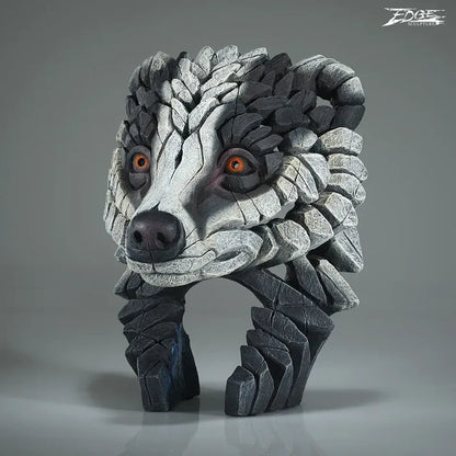 Badger Bust (Edge Sculpture by Matt Buckley)