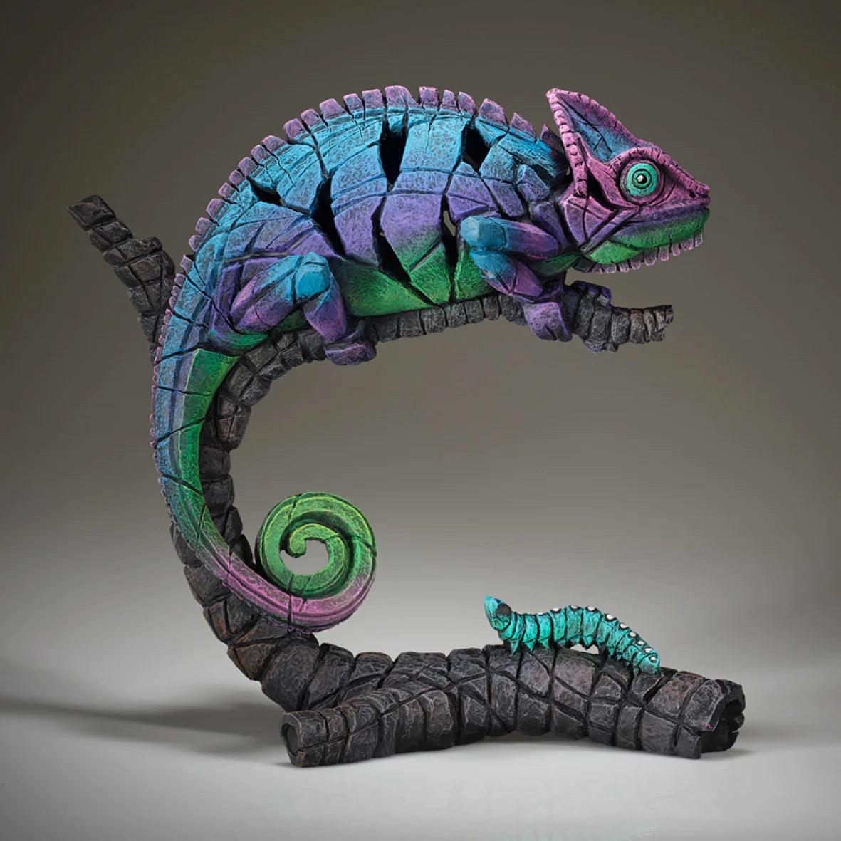 Chameleon - Rainbow Pink Sculpture (Edge Sculpture by Matt Buckley) - Gallery Gifts Online 