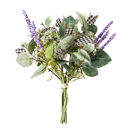 Courtly Check Lavender Bouquet (Mackenzie Childs) - Gallery Gifts Online 