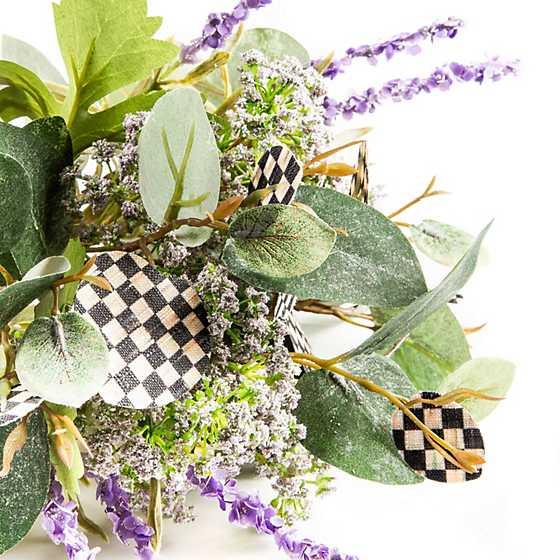 Courtly Check Lavender Bouquet (Mackenzie Childs) - Gallery Gifts Online 