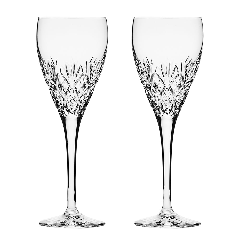 Two Port/Sherry Glasses - Edinburgh (Royal Scot Crystal)