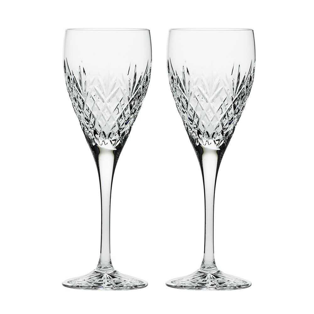 Large Size Wine Pair - Edinburgh (Royal Scot Crystal)