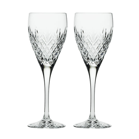 Large Size Wine Pair - Edinburgh (Royal Scot Crystal)