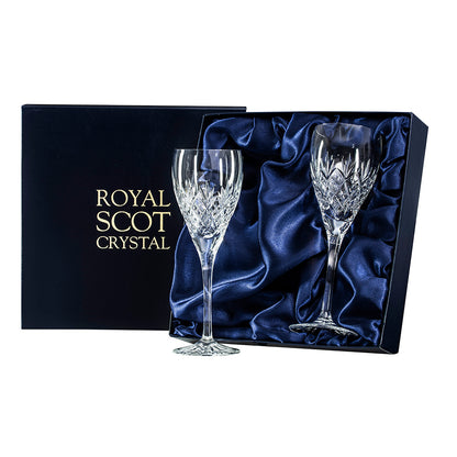 Large Size Wine Pair - Edinburgh (Royal Scot Crystal)
