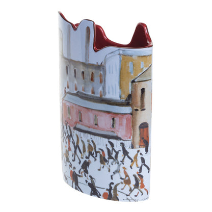 Lowry - Going to Work Vase (Dartington Crystal)