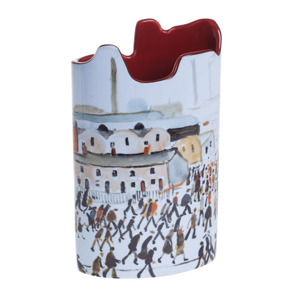 Lowry - Going to Work Vase (Dartington Crystal)