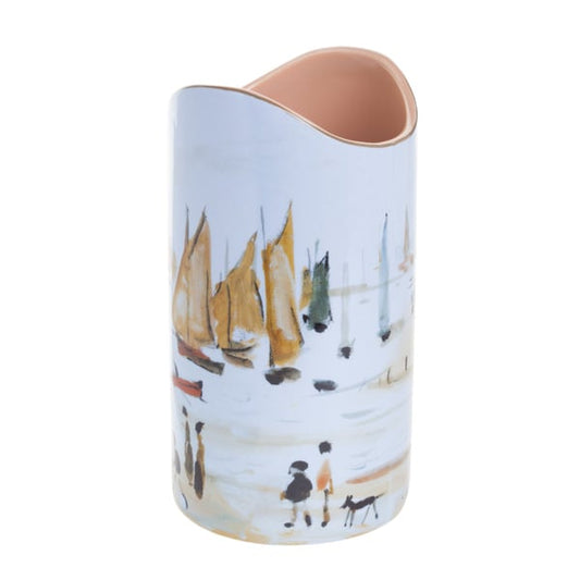 Lowry - Yachts Vase (Dartington Crystal)